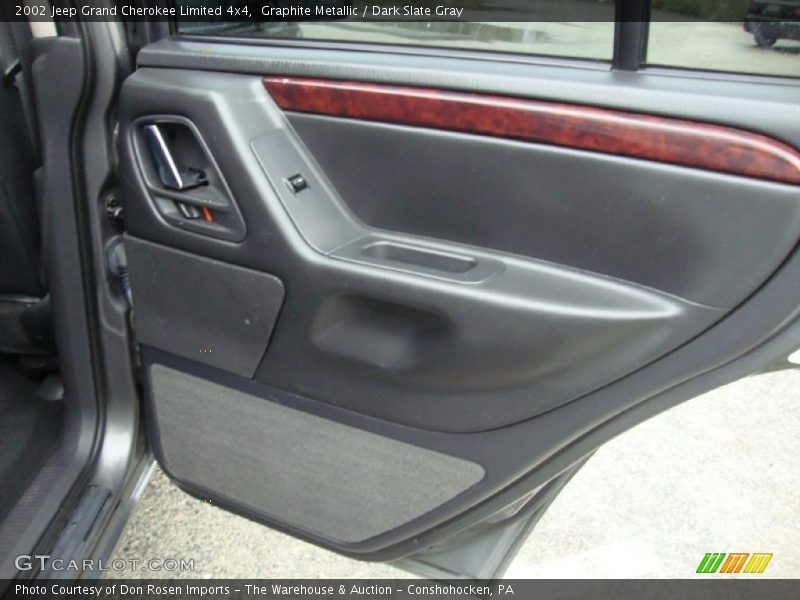 Graphite Metallic / Dark Slate Gray 2002 Jeep Grand Cherokee Limited 4x4