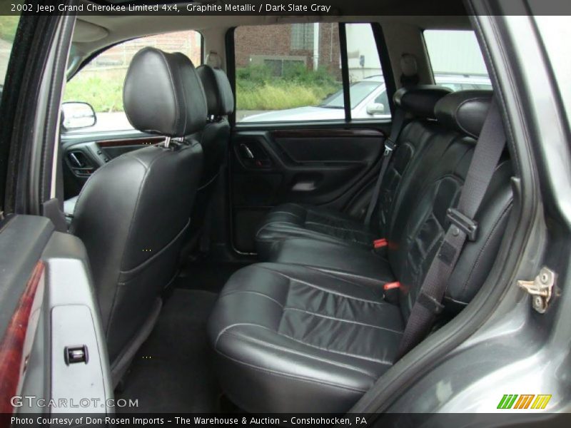 Graphite Metallic / Dark Slate Gray 2002 Jeep Grand Cherokee Limited 4x4