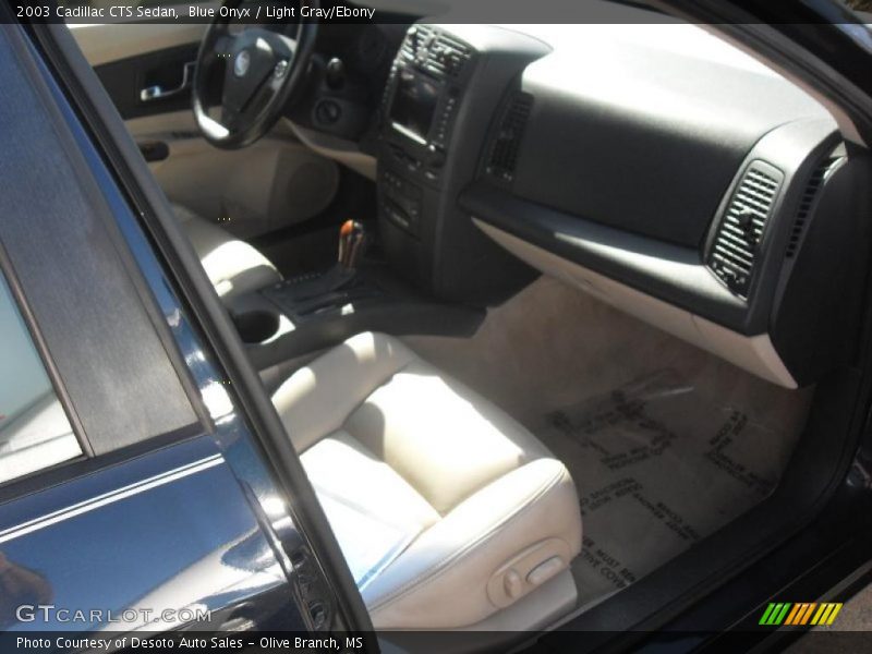 Blue Onyx / Light Gray/Ebony 2003 Cadillac CTS Sedan