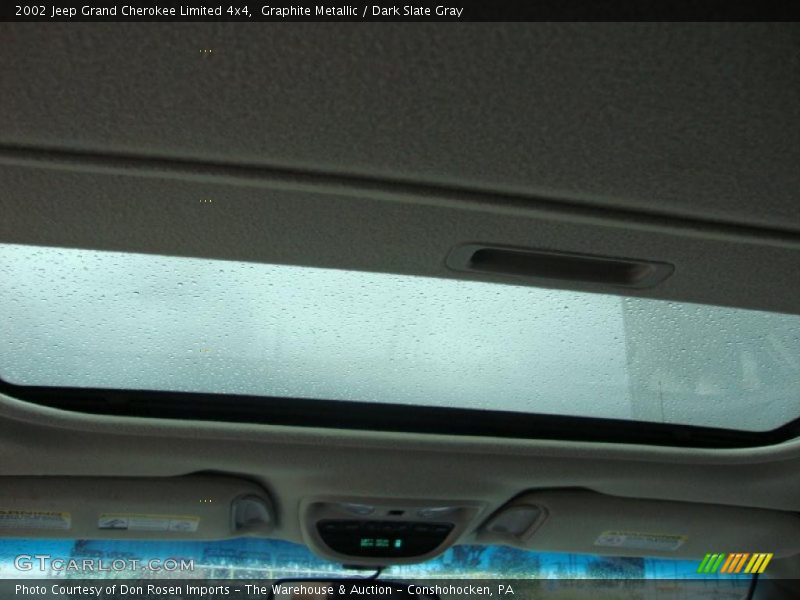 Graphite Metallic / Dark Slate Gray 2002 Jeep Grand Cherokee Limited 4x4
