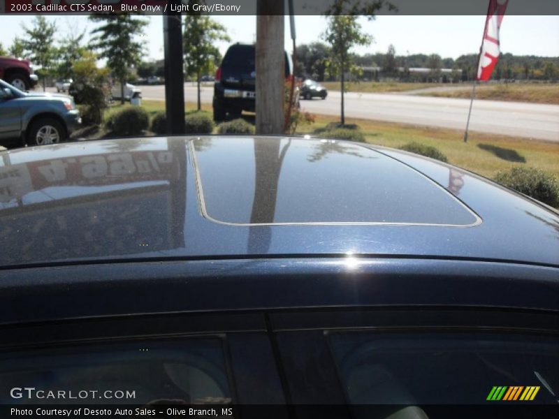Blue Onyx / Light Gray/Ebony 2003 Cadillac CTS Sedan