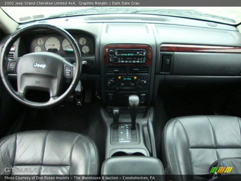 Graphite Metallic / Dark Slate Gray 2002 Jeep Grand Cherokee Limited 4x4