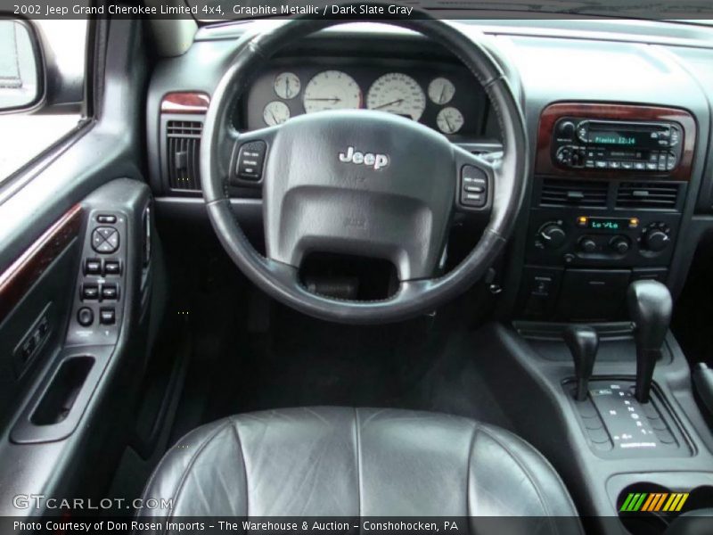 Graphite Metallic / Dark Slate Gray 2002 Jeep Grand Cherokee Limited 4x4