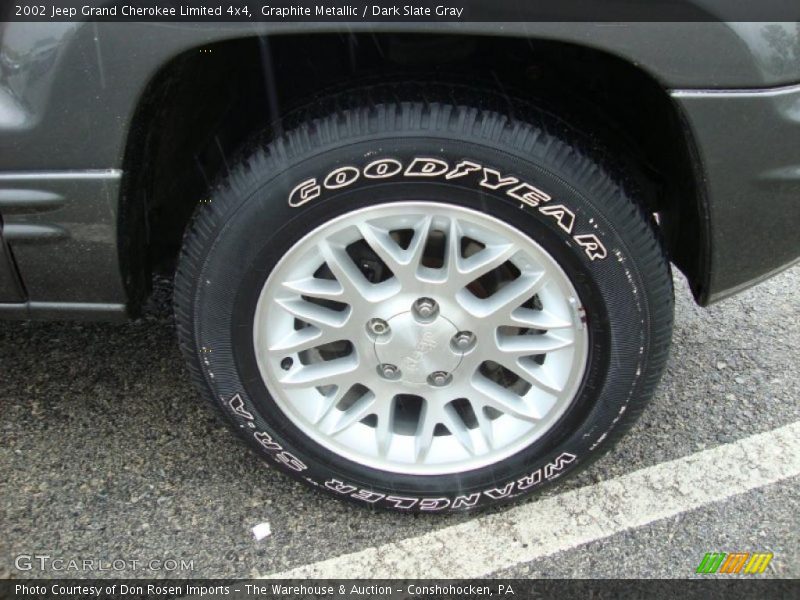Graphite Metallic / Dark Slate Gray 2002 Jeep Grand Cherokee Limited 4x4