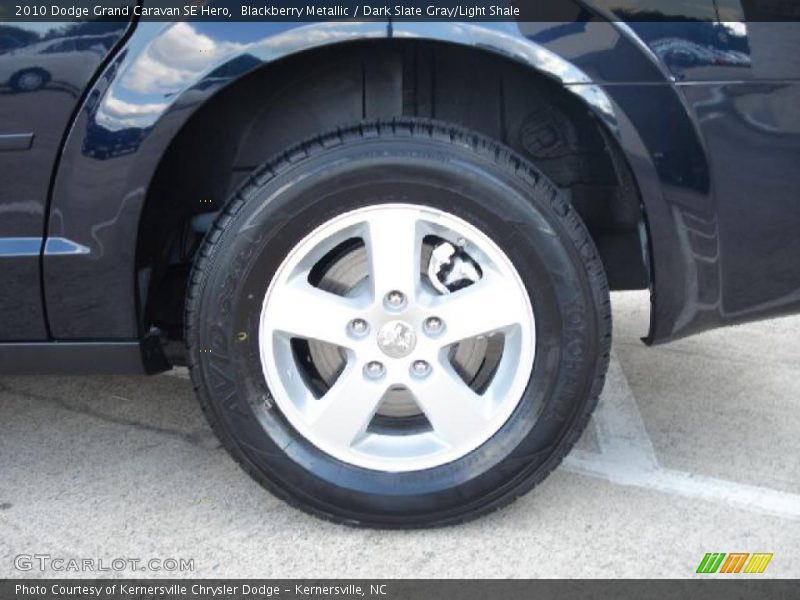 Blackberry Metallic / Dark Slate Gray/Light Shale 2010 Dodge Grand Caravan SE Hero