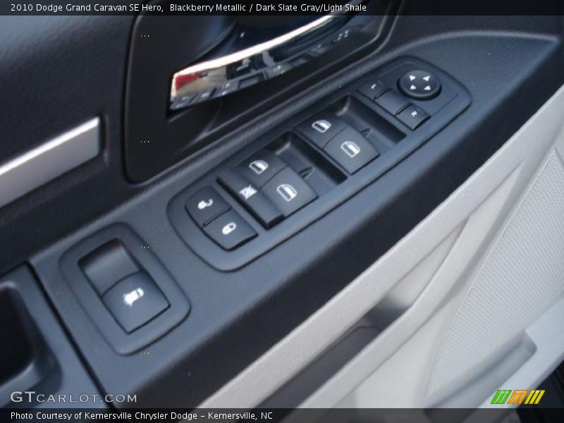 Blackberry Metallic / Dark Slate Gray/Light Shale 2010 Dodge Grand Caravan SE Hero