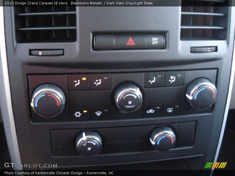 Blackberry Metallic / Dark Slate Gray/Light Shale 2010 Dodge Grand Caravan SE Hero