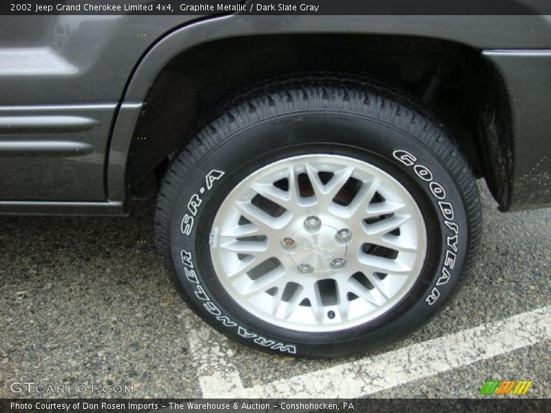 Graphite Metallic / Dark Slate Gray 2002 Jeep Grand Cherokee Limited 4x4