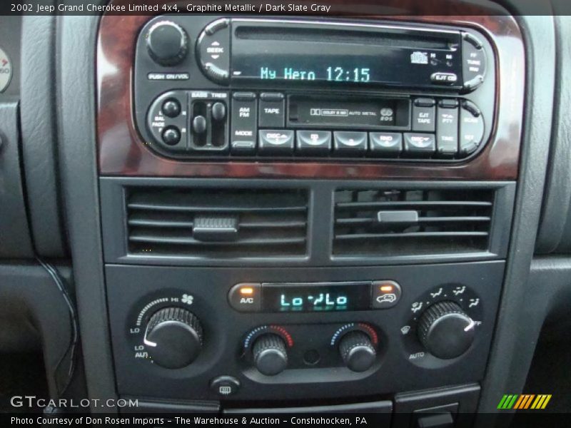 Graphite Metallic / Dark Slate Gray 2002 Jeep Grand Cherokee Limited 4x4