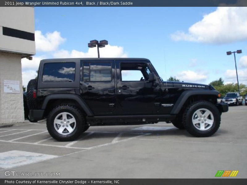 Black / Black/Dark Saddle 2011 Jeep Wrangler Unlimited Rubicon 4x4