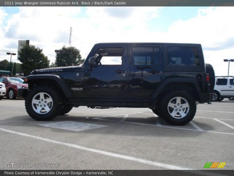 Black / Black/Dark Saddle 2011 Jeep Wrangler Unlimited Rubicon 4x4
