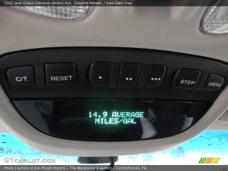 Graphite Metallic / Dark Slate Gray 2002 Jeep Grand Cherokee Limited 4x4