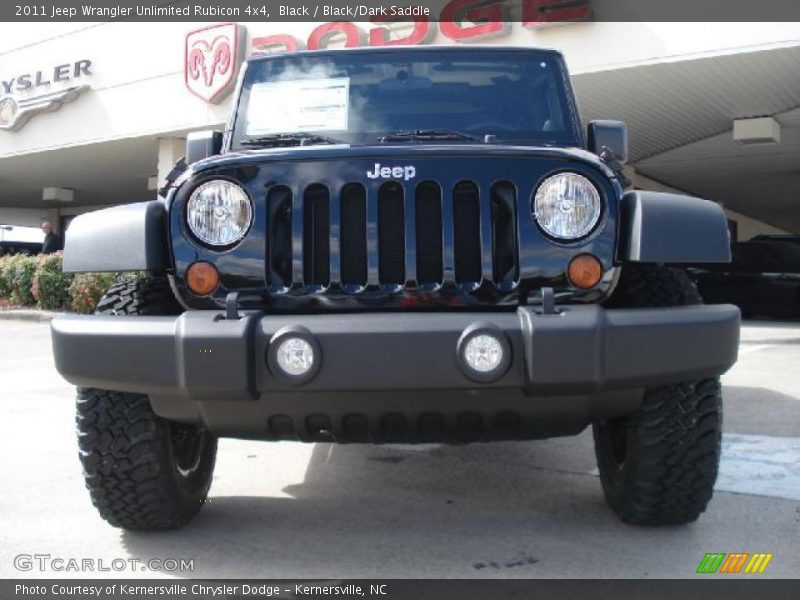 Black / Black/Dark Saddle 2011 Jeep Wrangler Unlimited Rubicon 4x4