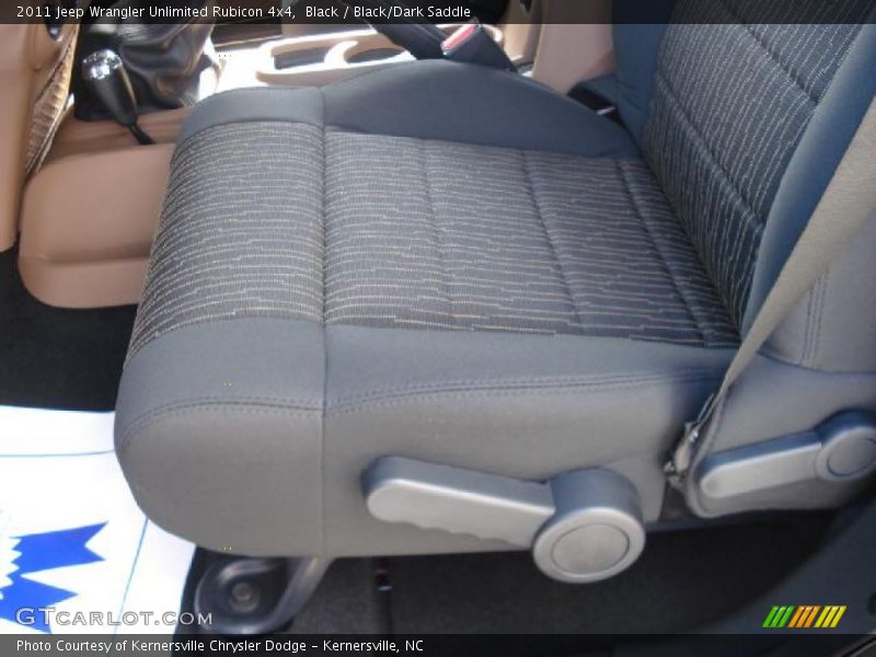 Black / Black/Dark Saddle 2011 Jeep Wrangler Unlimited Rubicon 4x4