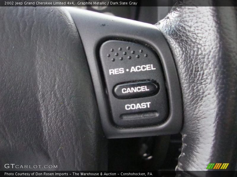 Graphite Metallic / Dark Slate Gray 2002 Jeep Grand Cherokee Limited 4x4