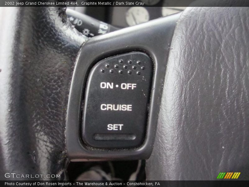 Graphite Metallic / Dark Slate Gray 2002 Jeep Grand Cherokee Limited 4x4