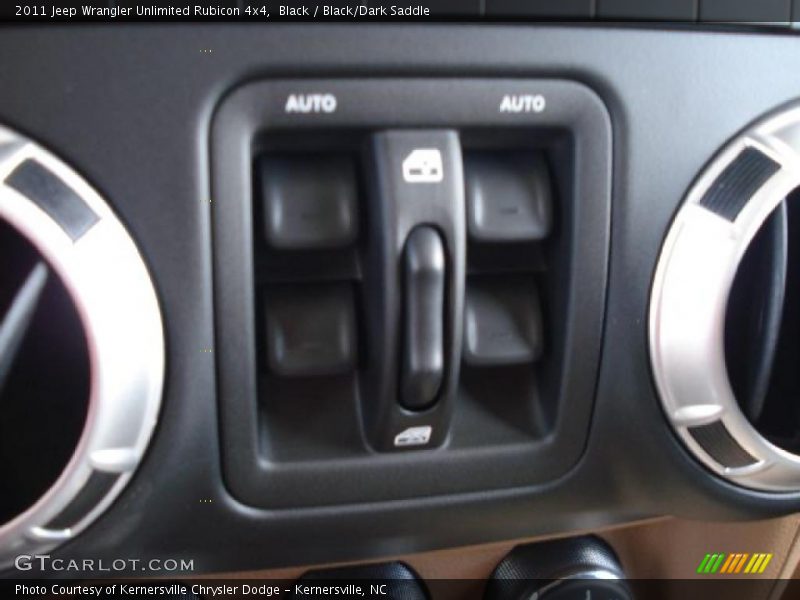 Black / Black/Dark Saddle 2011 Jeep Wrangler Unlimited Rubicon 4x4