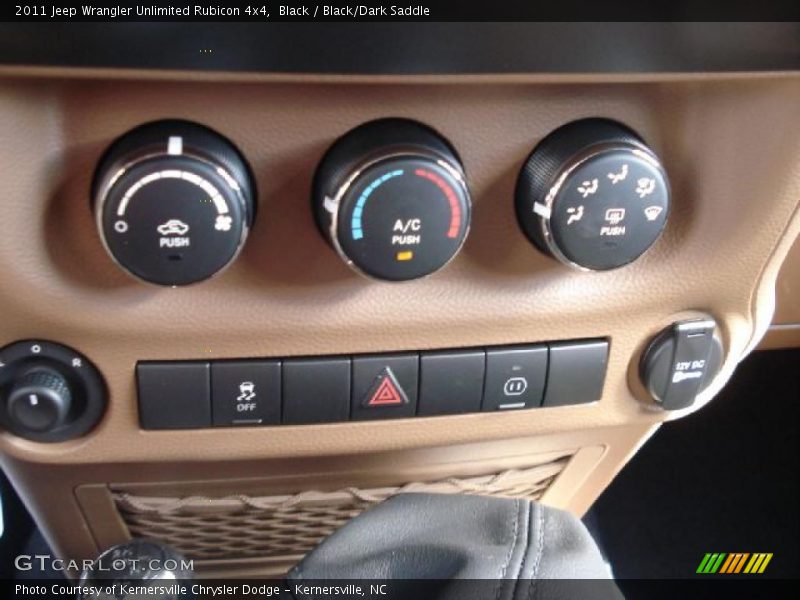 Black / Black/Dark Saddle 2011 Jeep Wrangler Unlimited Rubicon 4x4