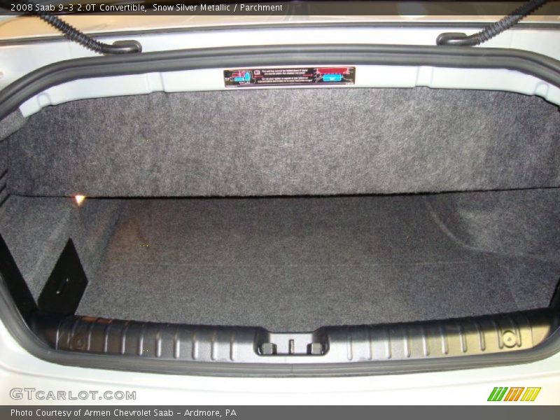 Snow Silver Metallic / Parchment 2008 Saab 9-3 2.0T Convertible