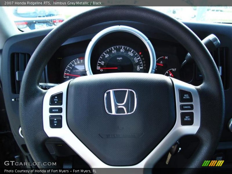 Nimbus Grey Metallic / Black 2007 Honda Ridgeline RTS