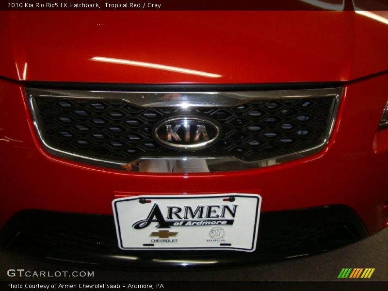 Tropical Red / Gray 2010 Kia Rio Rio5 LX Hatchback