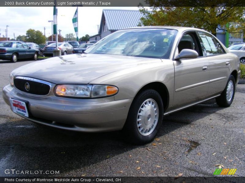 Light Sandrift Metallic / Taupe 2003 Buick Century Custom