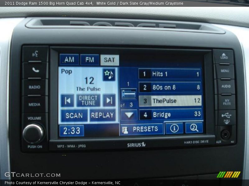 White Gold / Dark Slate Gray/Medium Graystone 2011 Dodge Ram 1500 Big Horn Quad Cab 4x4