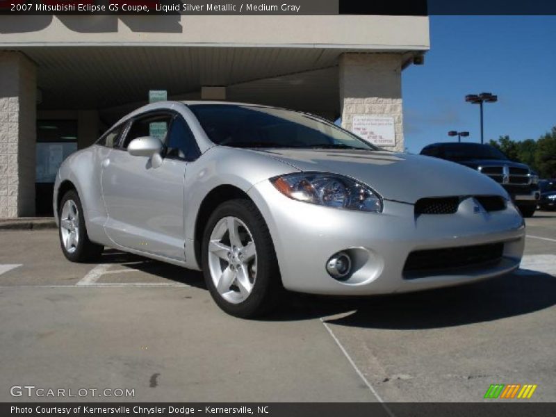 Liquid Silver Metallic / Medium Gray 2007 Mitsubishi Eclipse GS Coupe