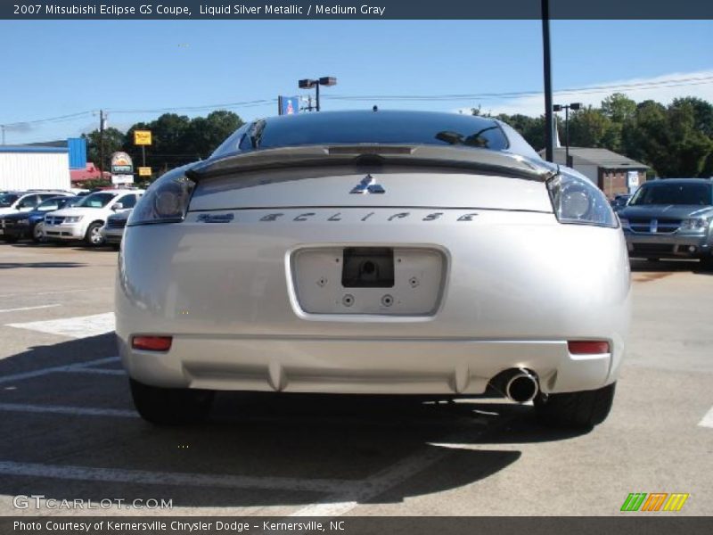 Liquid Silver Metallic / Medium Gray 2007 Mitsubishi Eclipse GS Coupe