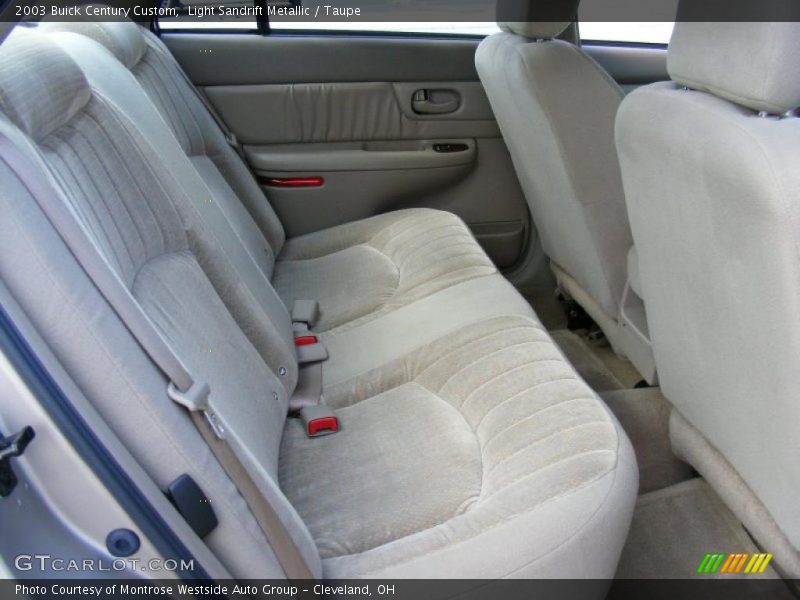 Light Sandrift Metallic / Taupe 2003 Buick Century Custom