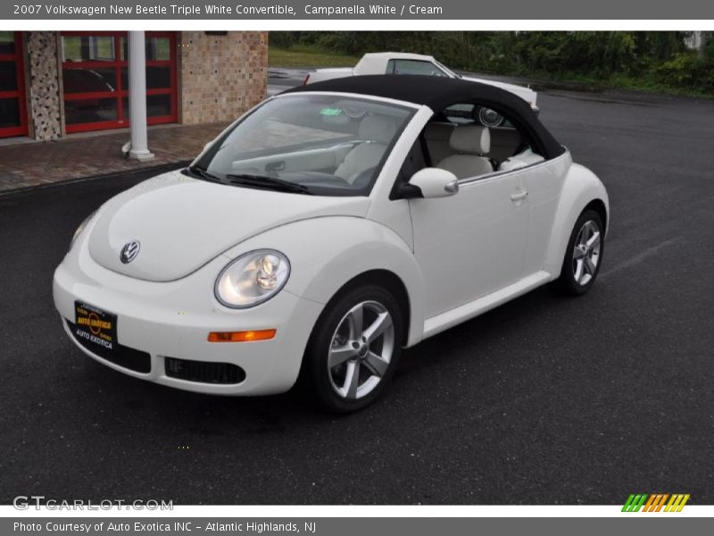 Campanella White / Cream 2007 Volkswagen New Beetle Triple White Convertible