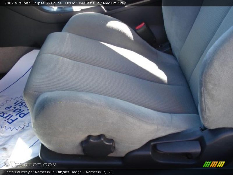 Liquid Silver Metallic / Medium Gray 2007 Mitsubishi Eclipse GS Coupe