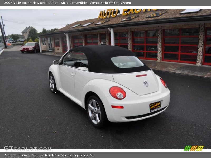 Campanella White / Cream 2007 Volkswagen New Beetle Triple White Convertible