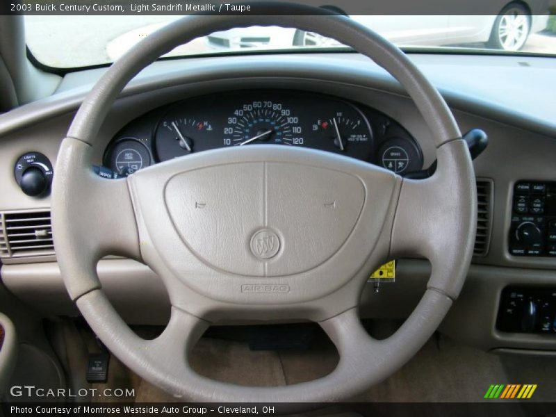 Light Sandrift Metallic / Taupe 2003 Buick Century Custom