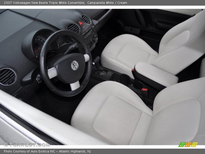 Campanella White / Cream 2007 Volkswagen New Beetle Triple White Convertible