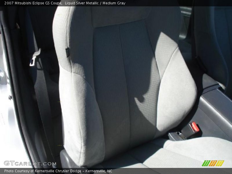 Liquid Silver Metallic / Medium Gray 2007 Mitsubishi Eclipse GS Coupe