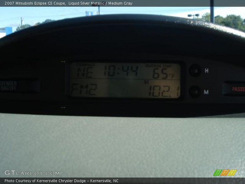 Liquid Silver Metallic / Medium Gray 2007 Mitsubishi Eclipse GS Coupe