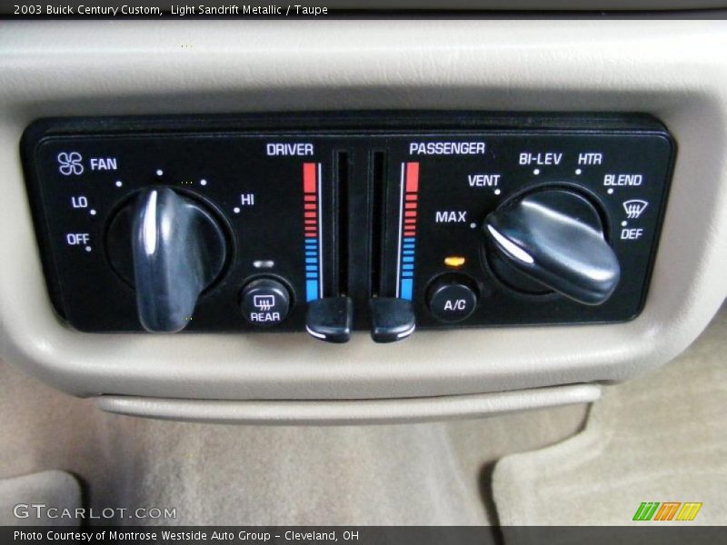 Light Sandrift Metallic / Taupe 2003 Buick Century Custom