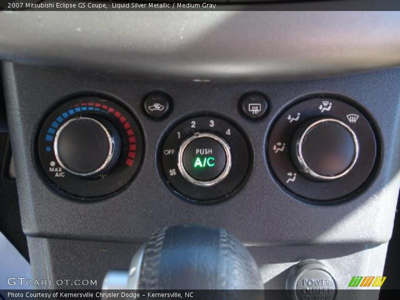 Liquid Silver Metallic / Medium Gray 2007 Mitsubishi Eclipse GS Coupe