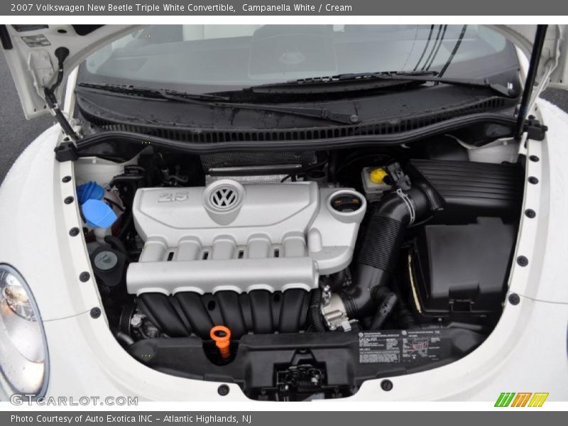 Campanella White / Cream 2007 Volkswagen New Beetle Triple White Convertible