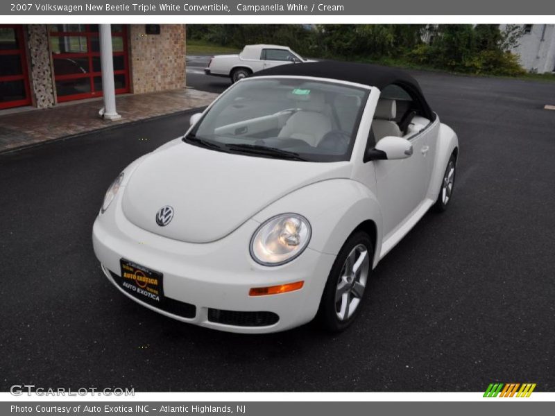 Campanella White / Cream 2007 Volkswagen New Beetle Triple White Convertible