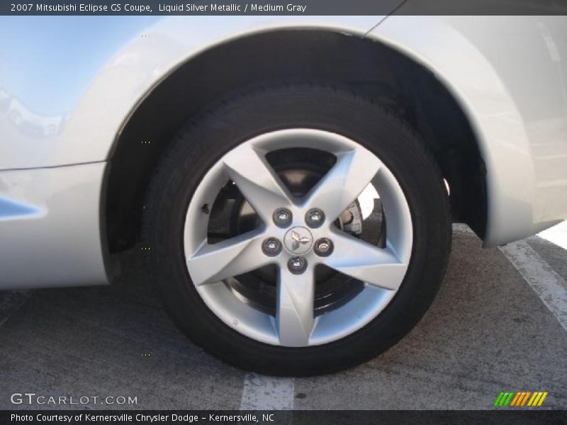 Liquid Silver Metallic / Medium Gray 2007 Mitsubishi Eclipse GS Coupe