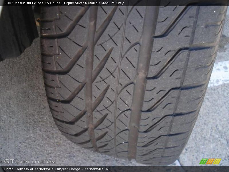 Liquid Silver Metallic / Medium Gray 2007 Mitsubishi Eclipse GS Coupe