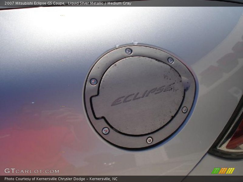 Liquid Silver Metallic / Medium Gray 2007 Mitsubishi Eclipse GS Coupe