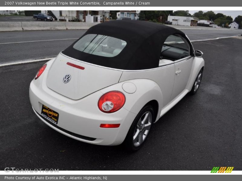 Campanella White / Cream 2007 Volkswagen New Beetle Triple White Convertible