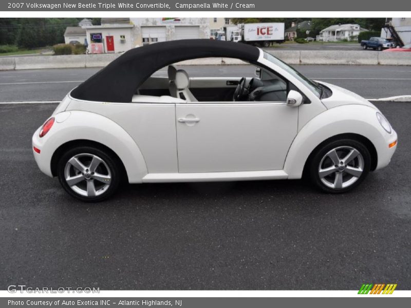 Campanella White / Cream 2007 Volkswagen New Beetle Triple White Convertible