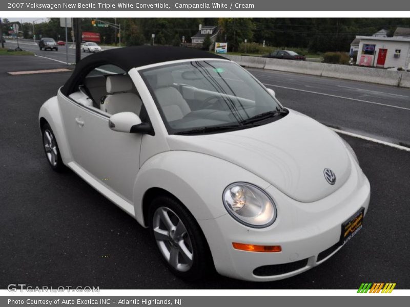 Campanella White / Cream 2007 Volkswagen New Beetle Triple White Convertible