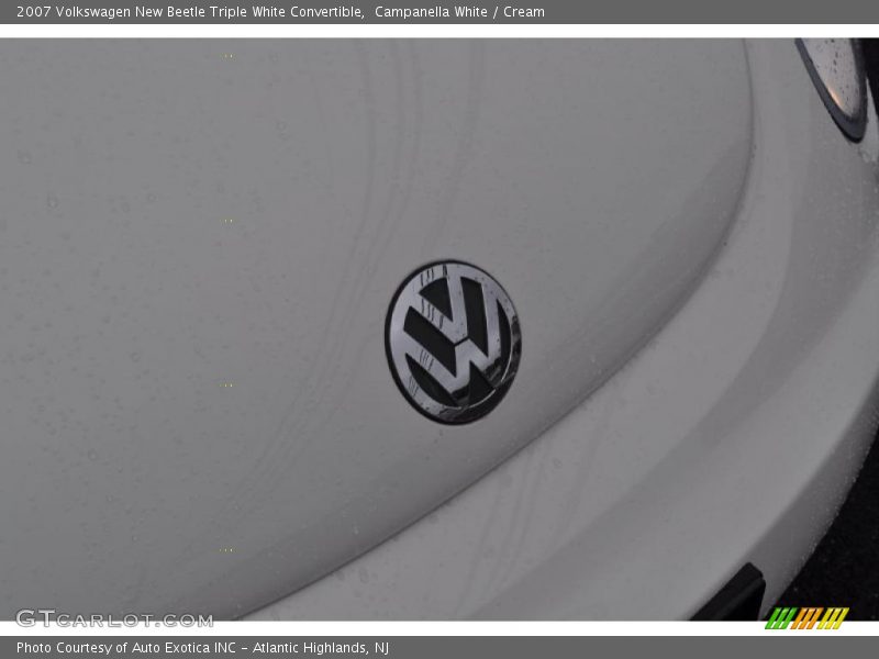 Campanella White / Cream 2007 Volkswagen New Beetle Triple White Convertible