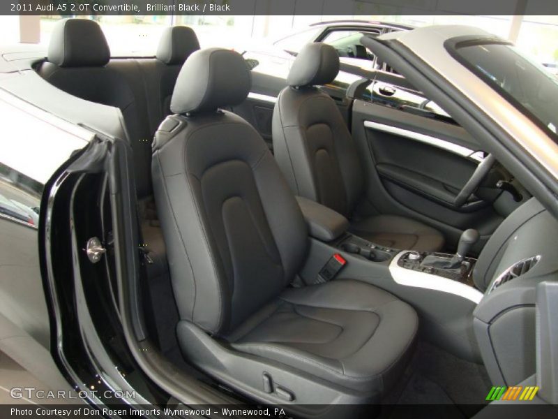 Brilliant Black / Black 2011 Audi A5 2.0T Convertible