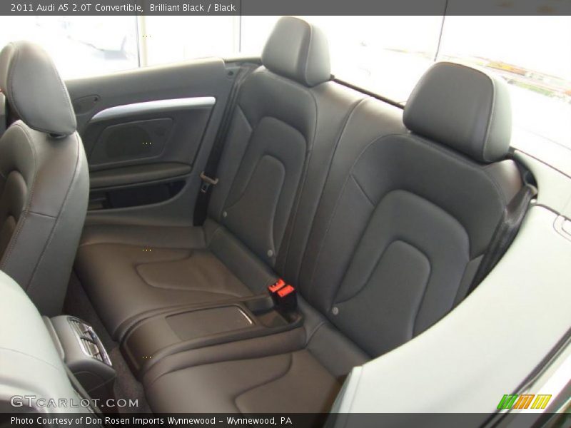 Brilliant Black / Black 2011 Audi A5 2.0T Convertible